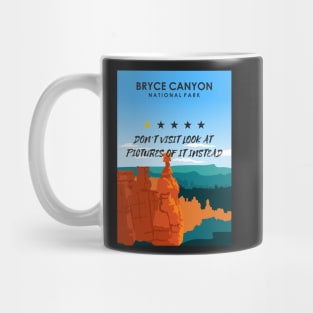 Bryce Canyon National Park Subpar National Park One Star Review Mug